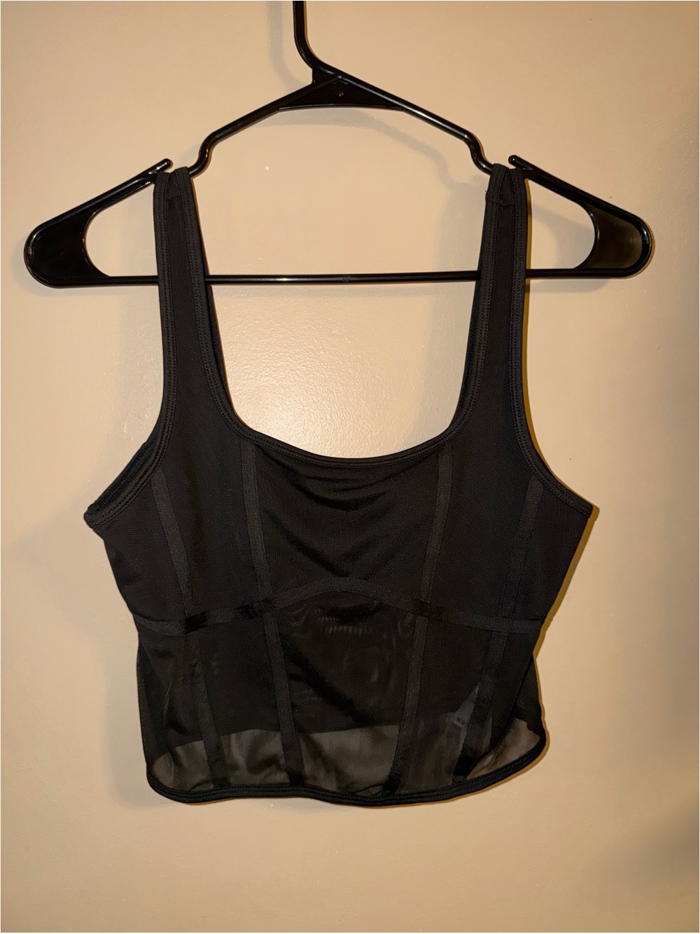 Garage Mesh Crop Top